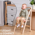 Goodevas The Step Tower - Foldable Step Stool for Toddlers Beige - Everetts Place Boutique - 