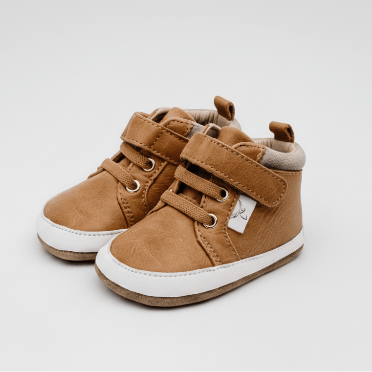 Leather Suede Sneaker, Barefoot by Little Love Bug Co.