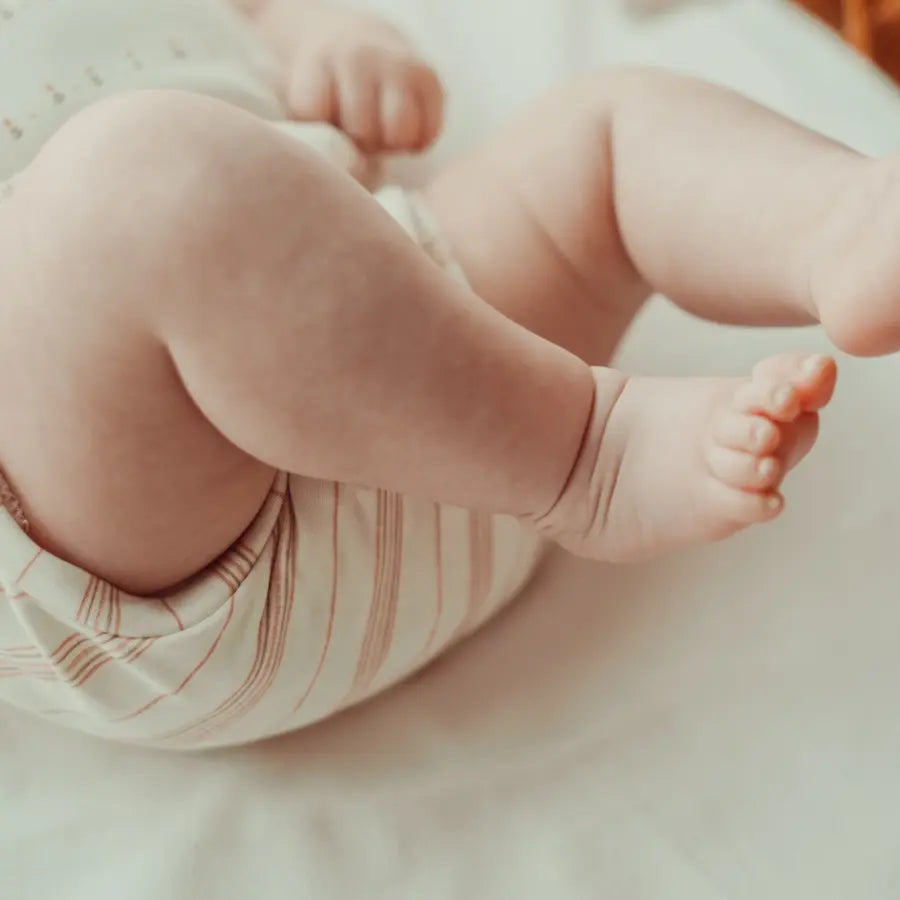 Lovely Littles The Woven Bloomer - Rose Stripe - 