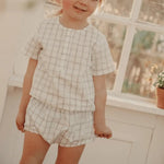 The Woven Bloomer - Sketch Grid - Baby & Toddler Clothing, Child, Pink, Waist, One-piece garment | Everetts Place