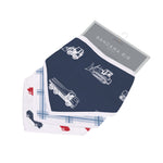 Newcastle Classics Things That Go Bandana Bibs with Absorbent Cotton for Teething Babies - Baby & Toddler > Nursing & Feeding > Bibs Bandana Bib