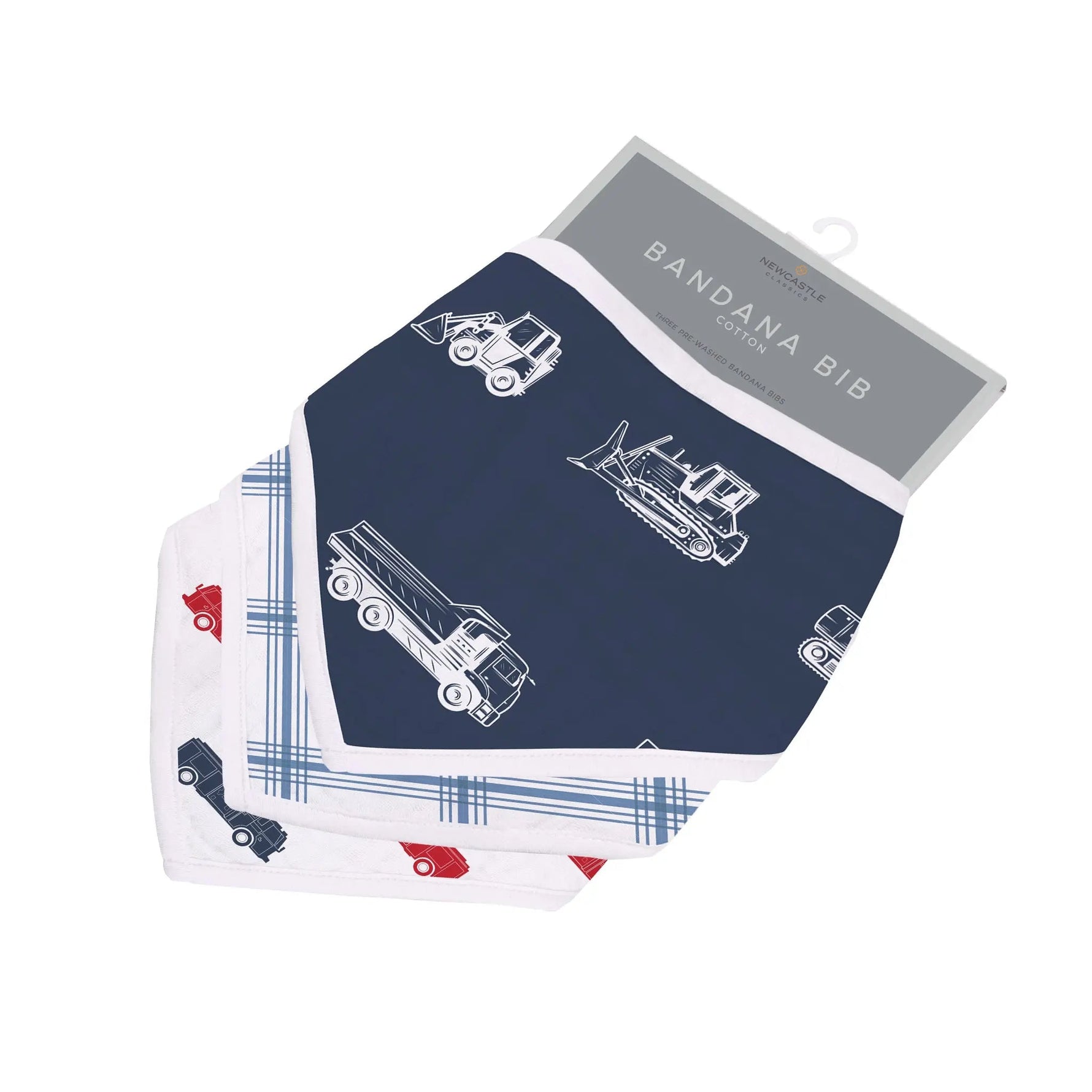 Newcastle Classics Things That Go Bandana Bibs - 