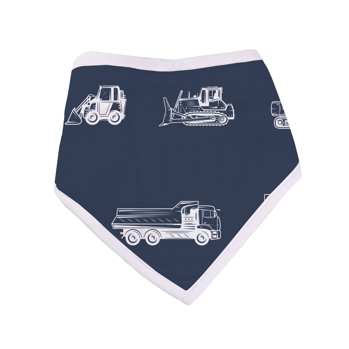 Newcastle Classics Things That Go Bandana Bibs with Absorbent Cotton for Teething Babies - 