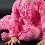 Sweet Bamboo This Must Be Love Ruffle Footie - 