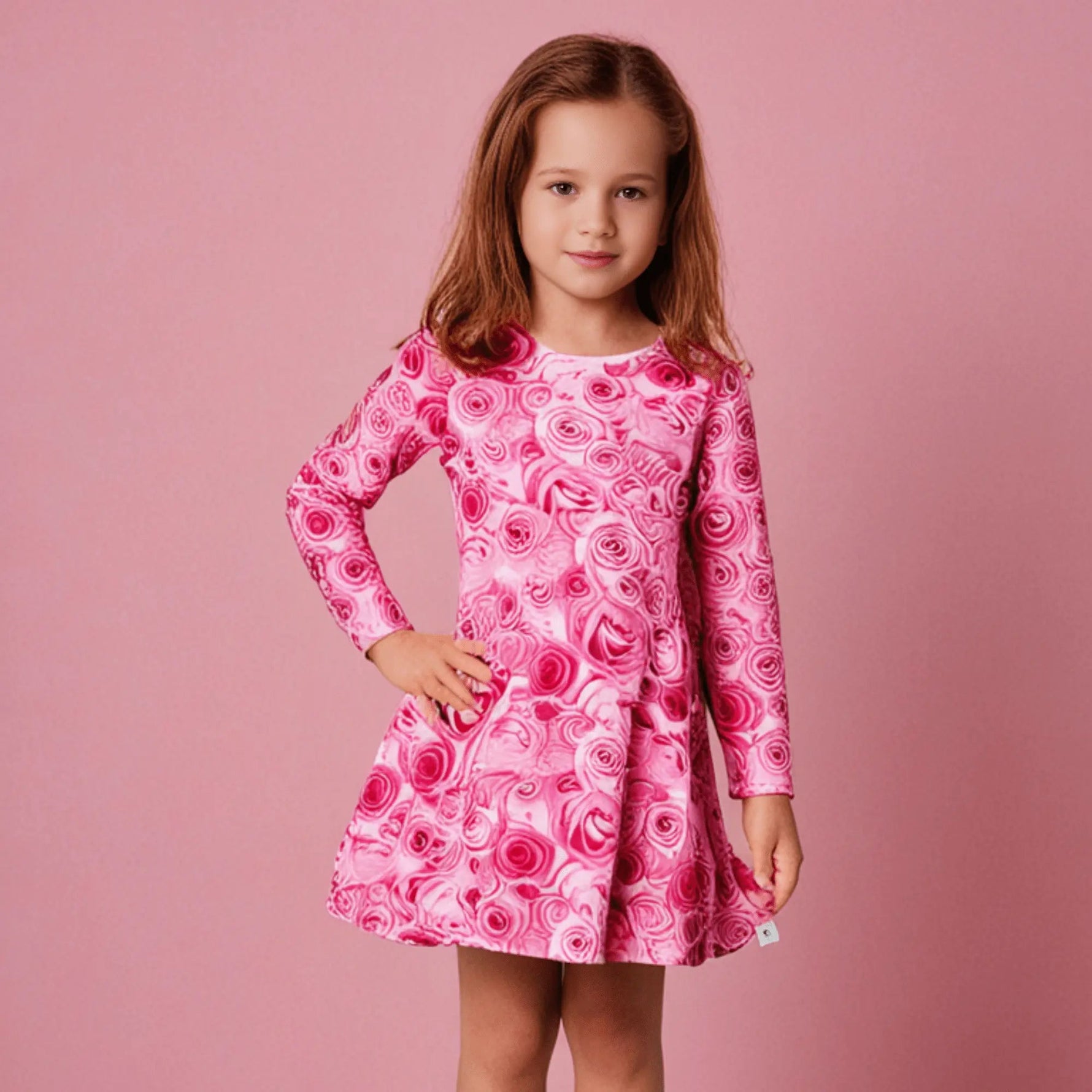 Sweet Bamboo This Must Be Love Swirly Girl Dress - 