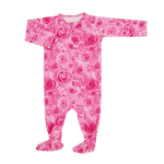 Sweet Bamboo This Must Be Love Zipper Footie - 