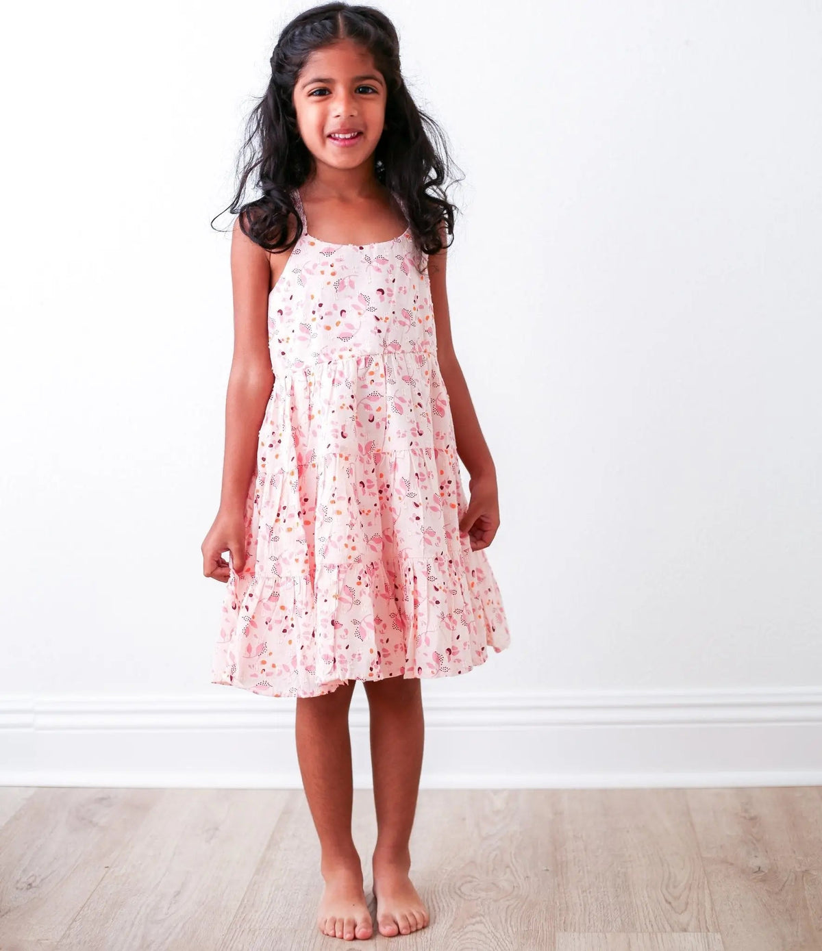 Bestaroo Tiana Pink Floral Dress - 