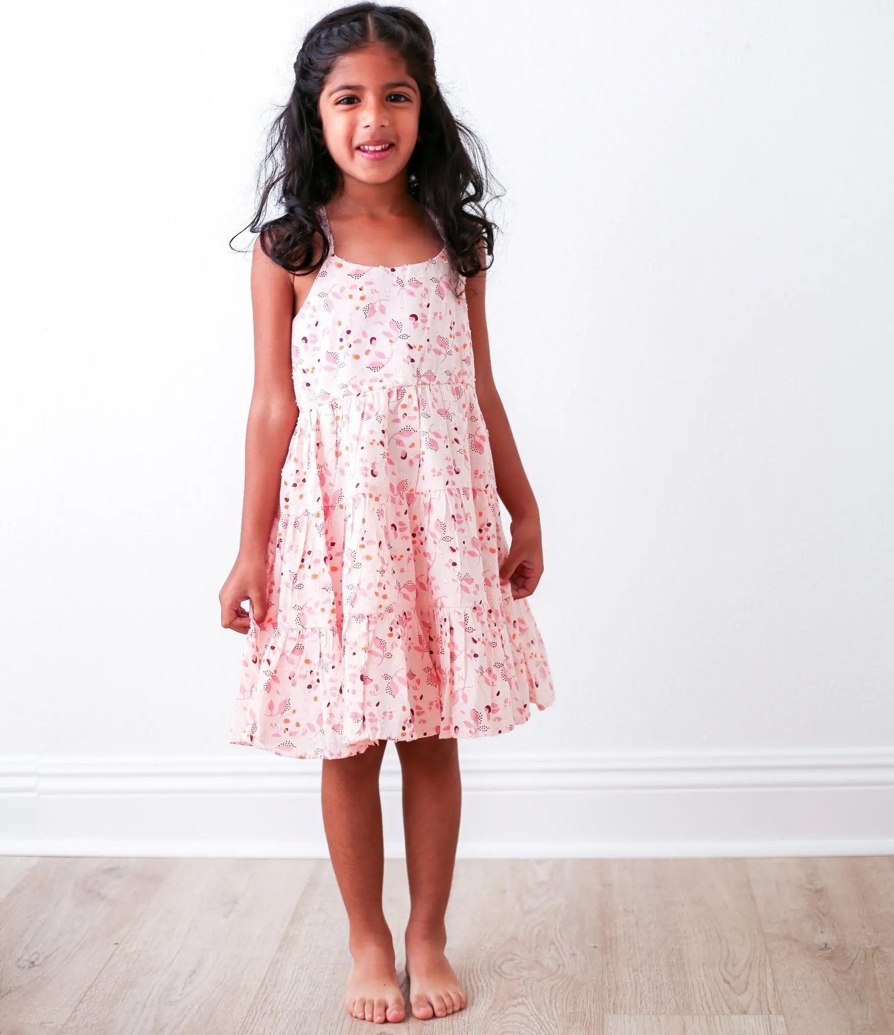 Bestaroo Tiana Pink Floral Dress - 