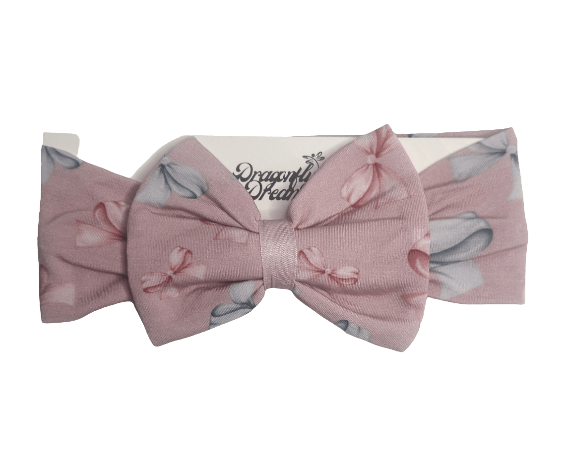 Dragonfly Dreams Bamboo Tied With Grace Infant/Children's Bow