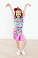 Mila & Rose ® Time To Purr - ty S/S Ruffle Tee - 