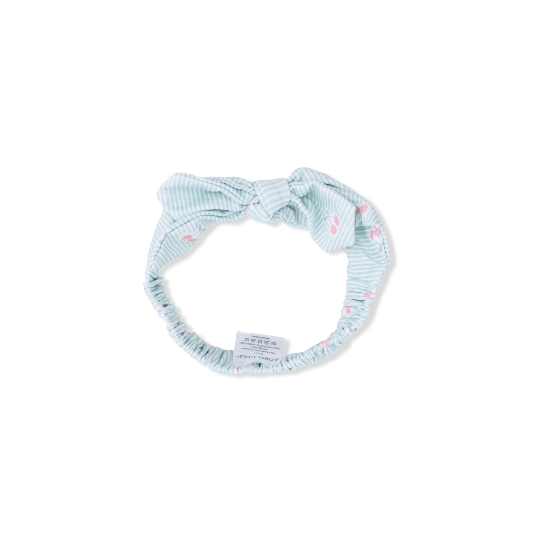 Angel Dear Tiny Cherry Stripe - Knot Headband - 