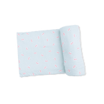 Angel Dear Tiny Cherry Stripe - Swaddle Blanket - 