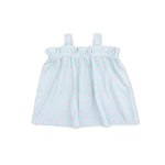 Angel Dear Tiny Cherry Stripe - Top with Bows and Ruffle Leg Bloomer - 