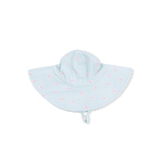 Angel Dear Tiny Cherry Stripe - Wide Brim Sun Hat - 