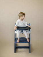 Little Joy Co. Tiny Tractors Cushion for the Stokke Tripp Trapp Highchair - Wipeable Cover - Baby Highchair Accessories - 