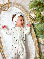 Little Joy Co. Tiny Trees Ribbed Bamboo Zippy Pajamas - 