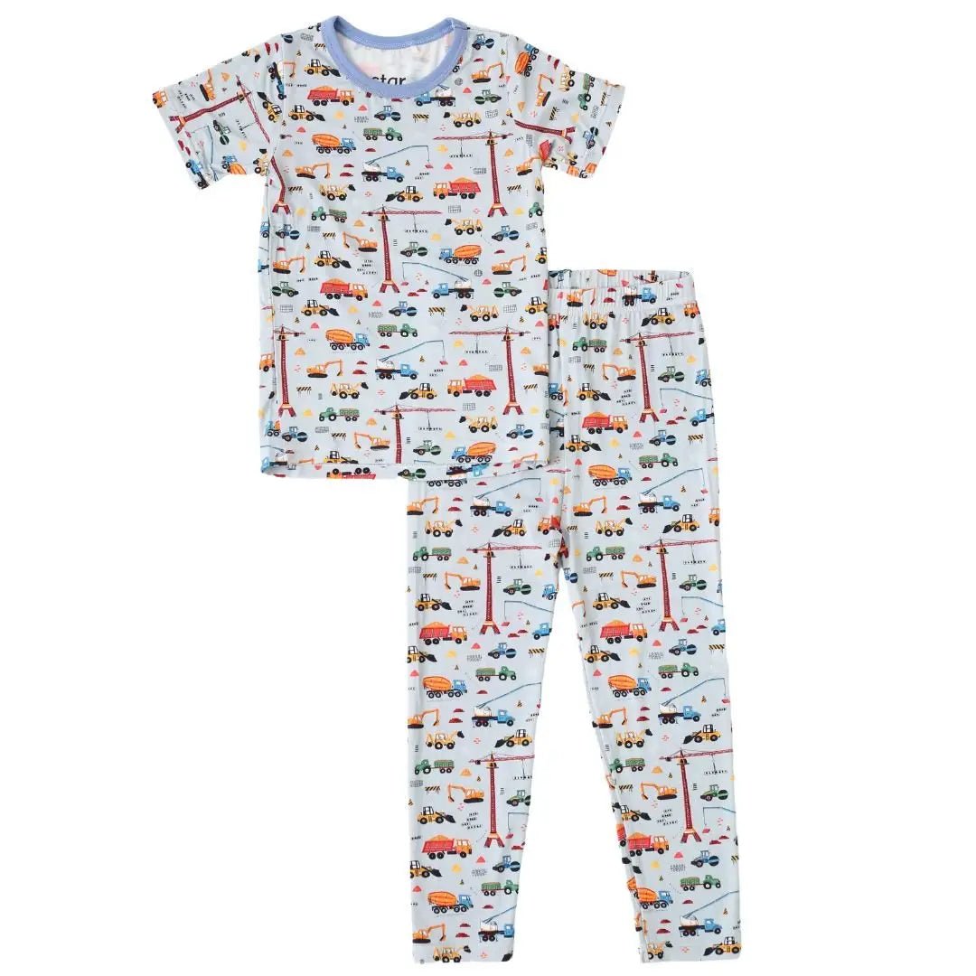 Tiny Trucker S/S Pajama - Child, Animated cartoon, Animation, Fictional character, Clothing | Everetts Place