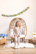 Little Joy Co. Tiny Tulips Bamboo Pajamas 2Pc Comfort Sleepwear Set - Everetts Place Boutique - 