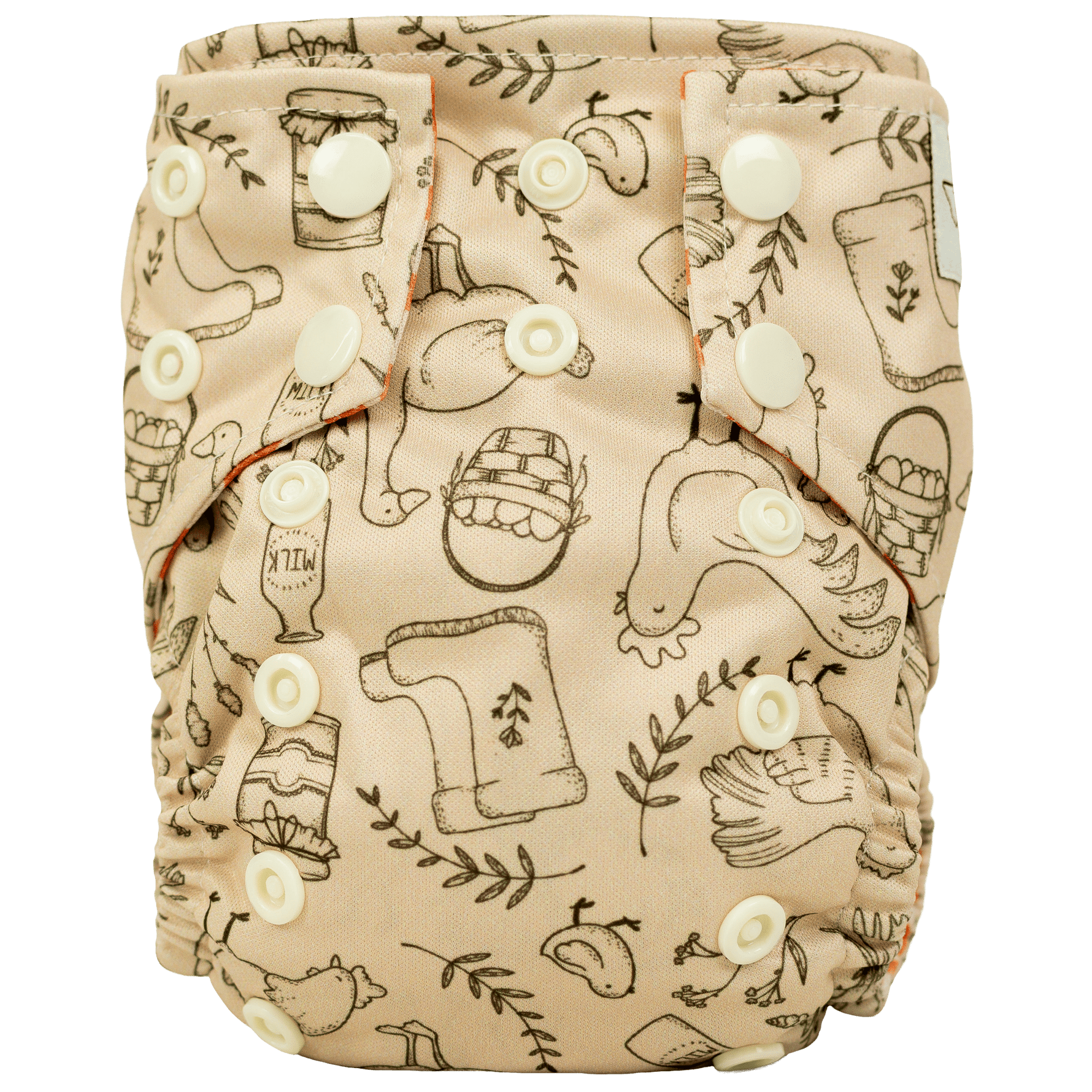 Tiny Tushies Newborn All-In-One Reusable Modern Cloth Diaper by Texas Tushies