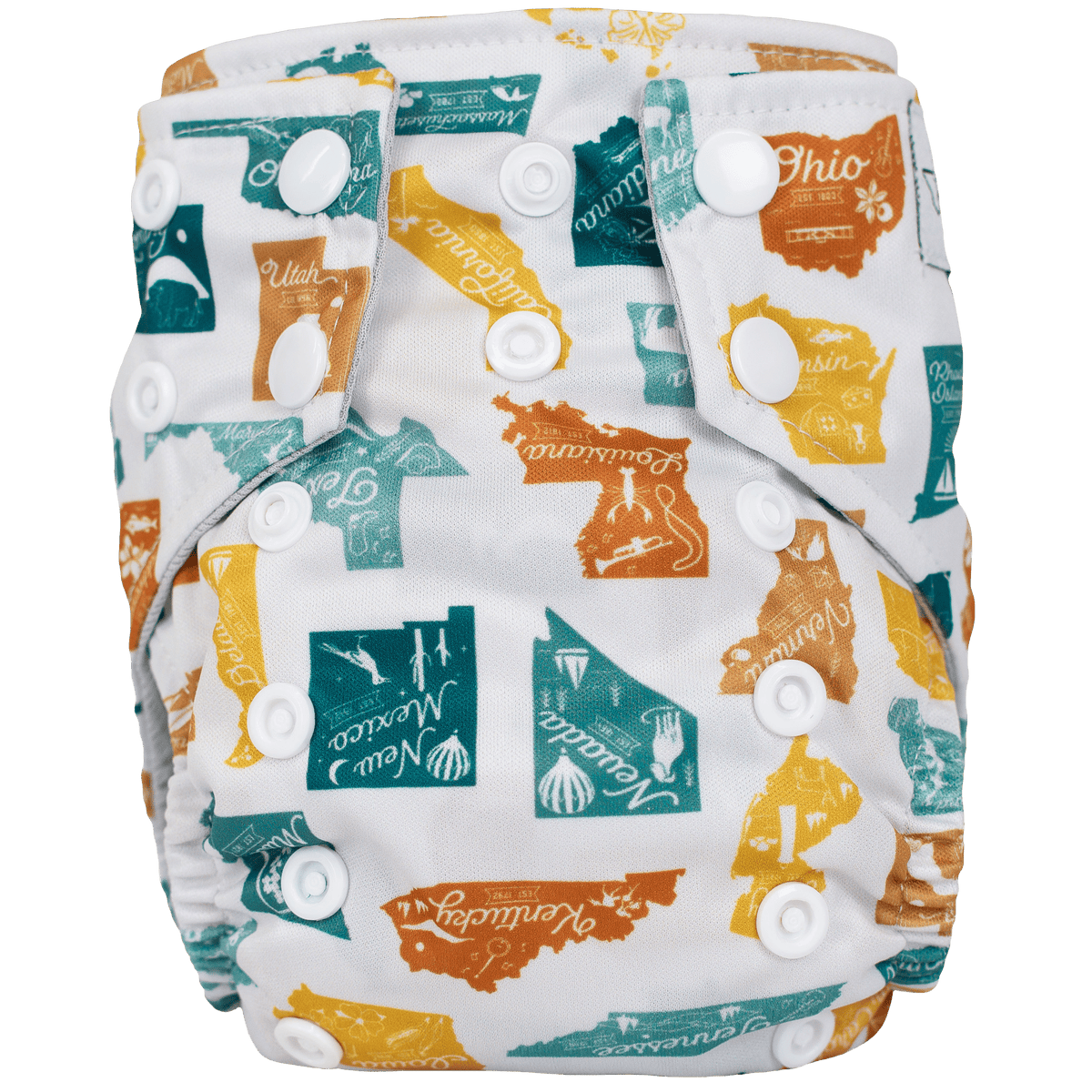 Tiny Tushies Newborn All-In-One Reusable Modern Cloth Diaper by Texas Tushies