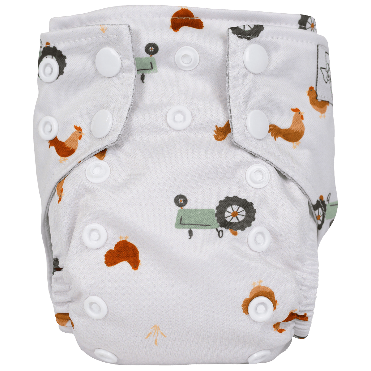 Tiny Tushies Newborn All-In-One Reusable Modern Cloth Diaper by Texas Tushies