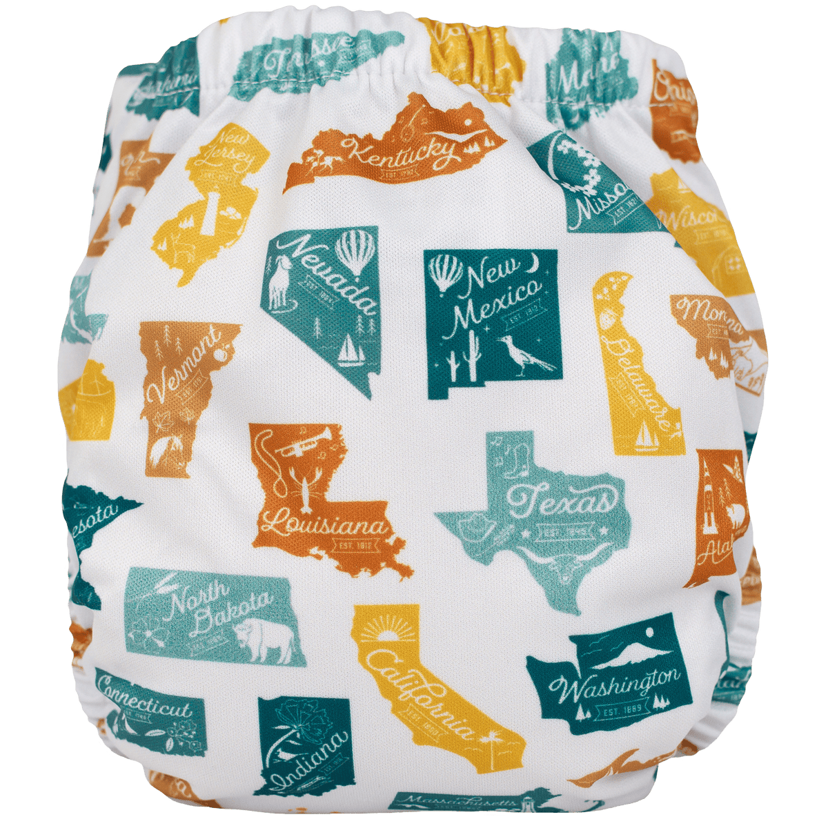 Tiny Tushies Newborn All-In-One Reusable Modern Cloth Diaper by Texas Tushies