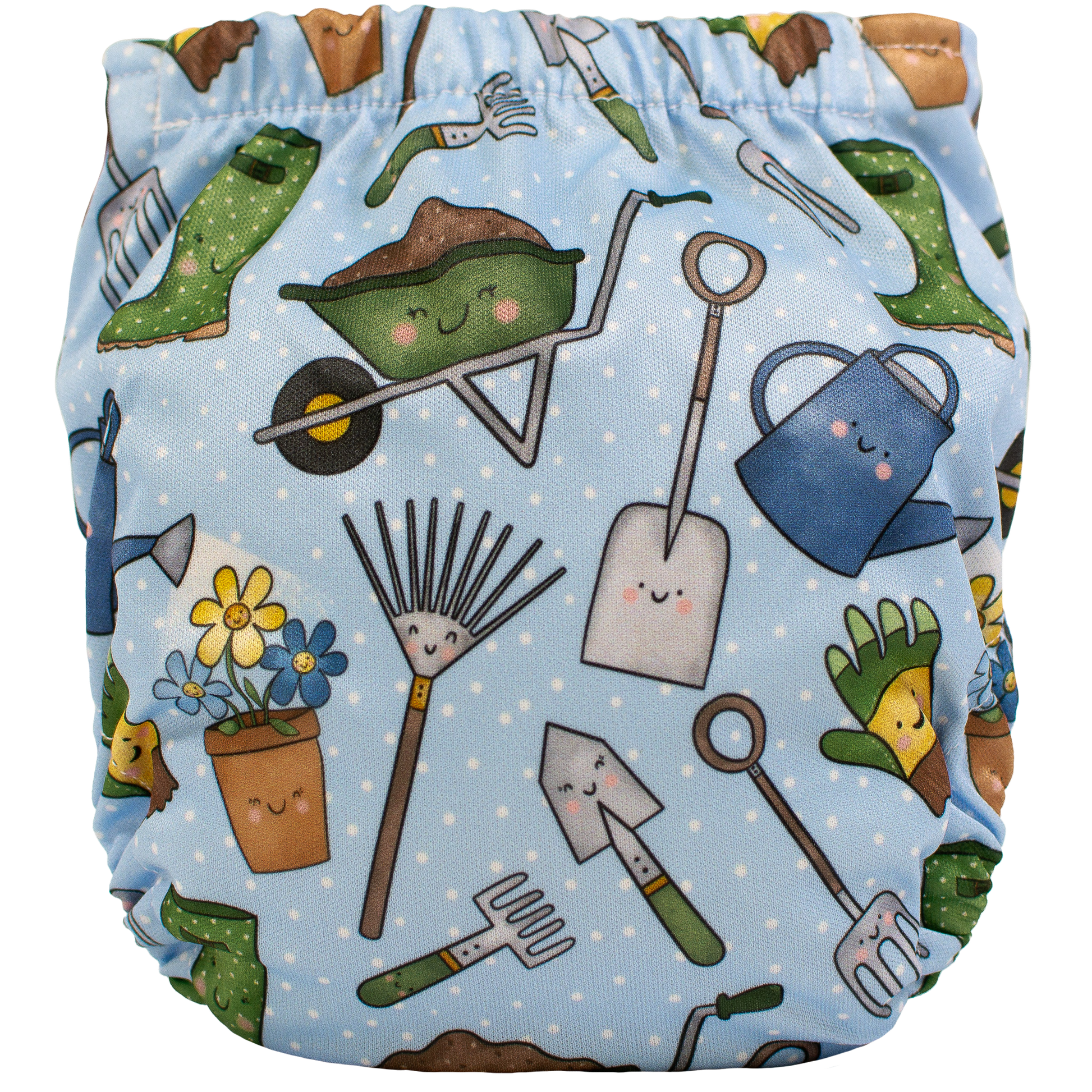 Tiny Tushies Newborn AIO Cloth Diaper with Pocket Opening for Babies 5 to 20 Pounds Texas Tushies