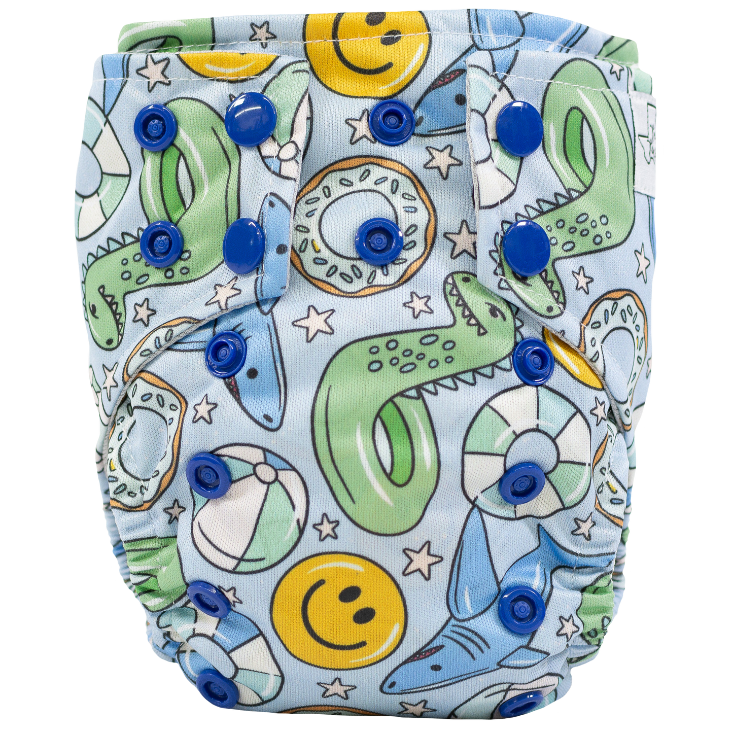 Tiny Tushies Newborn AIO Cloth Diaper with Pocket Opening for Babies 5 to 20 Pounds Texas Tushies