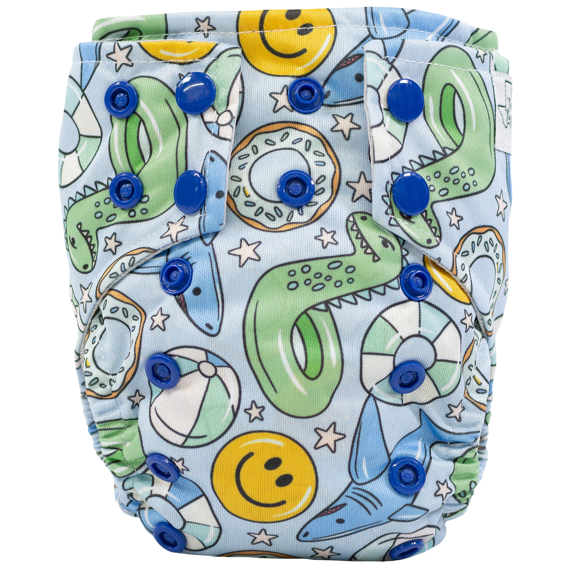 Tiny Tushies Newborn AIO Cloth Diaper with Pocket Opening for Babies 5 to 20 Pounds Texas Tushies