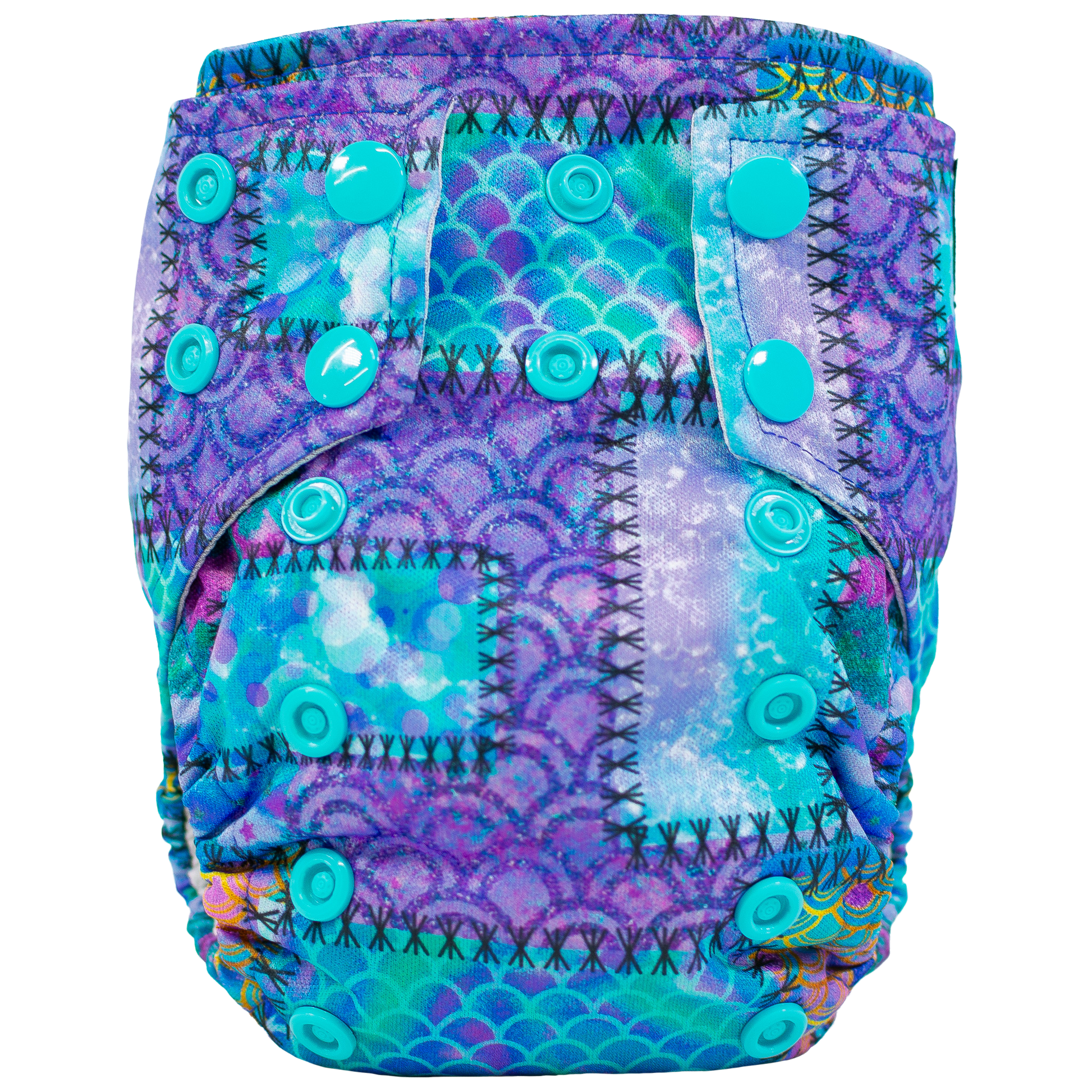 Tiny Tushies Newborn AIO Cloth Diaper with Pocket Opening for Babies 5 to 20 Pounds Texas Tushies