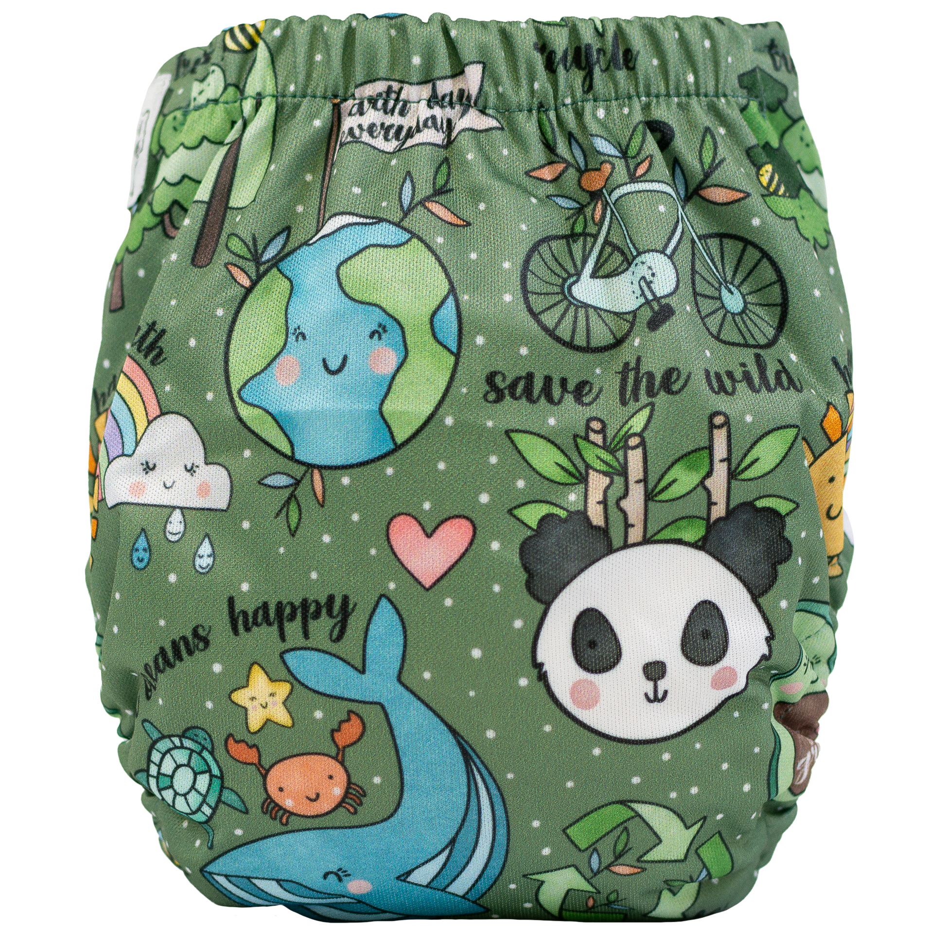 Tiny Tushies Newborn AIO Cloth Diaper with Pocket Opening for Babies 5 to 20 Pounds Texas Tushies