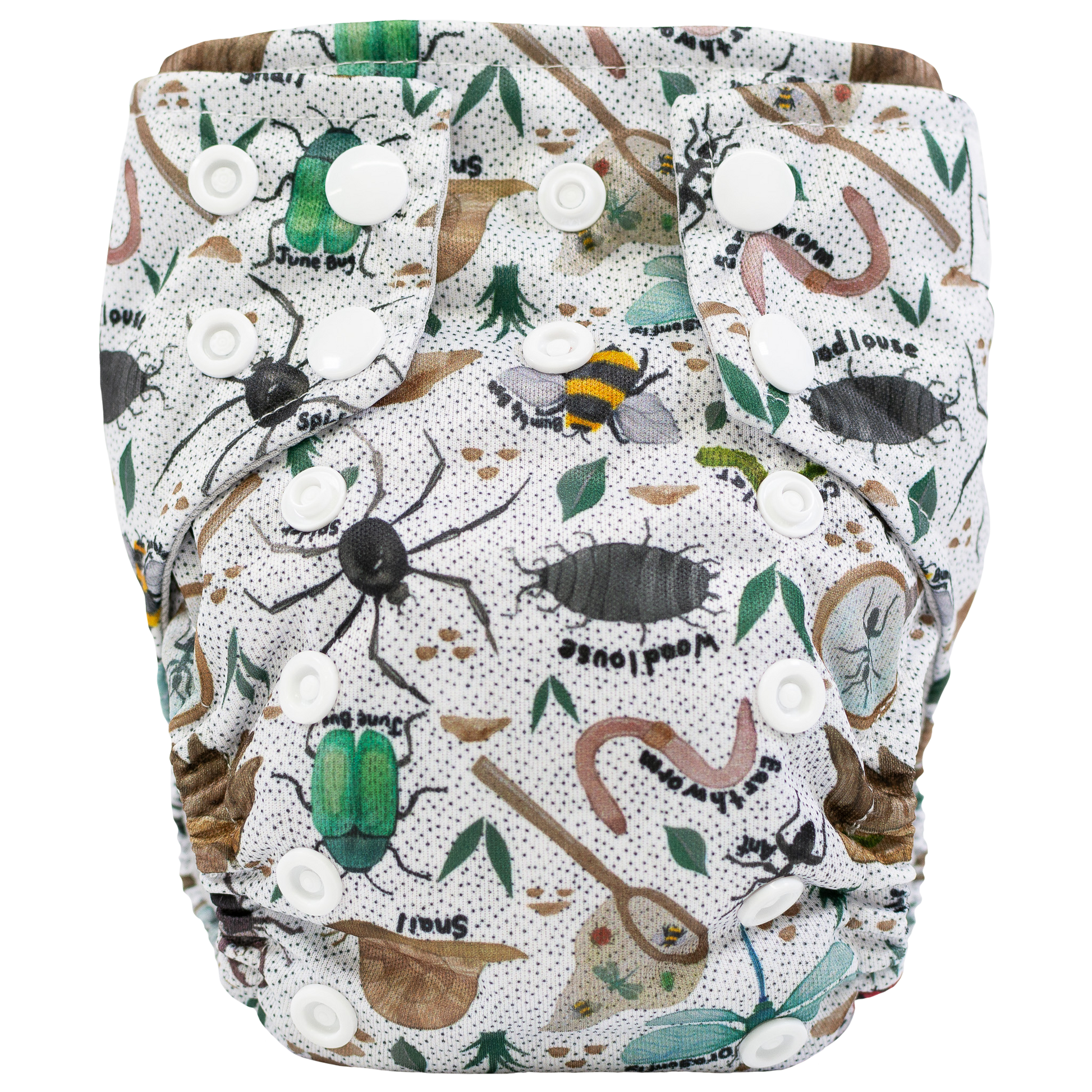 Tiny Tushies Newborn AIO Cloth Diaper with Pocket Opening for Babies 5 to 20 Pounds Texas Tushies