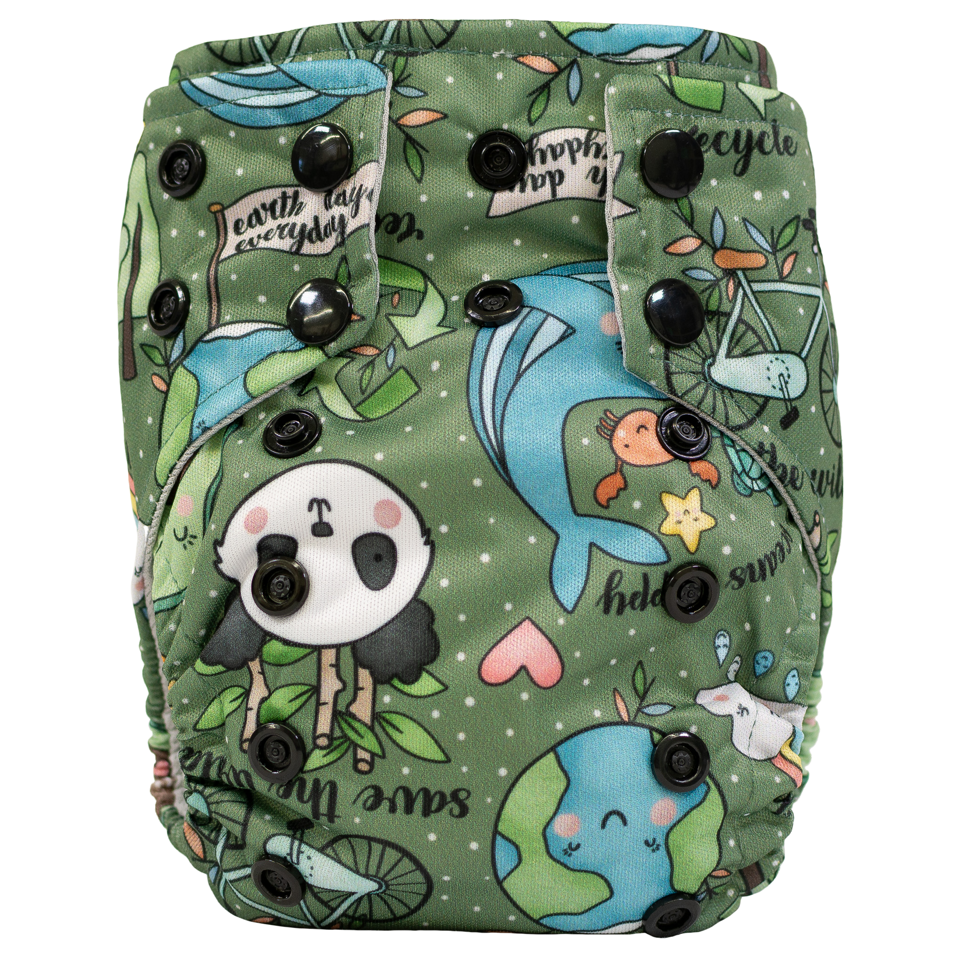 Tiny Tushies Newborn AIO Cloth Diaper with Pocket Opening for Babies 5 to 20 Pounds Texas Tushies