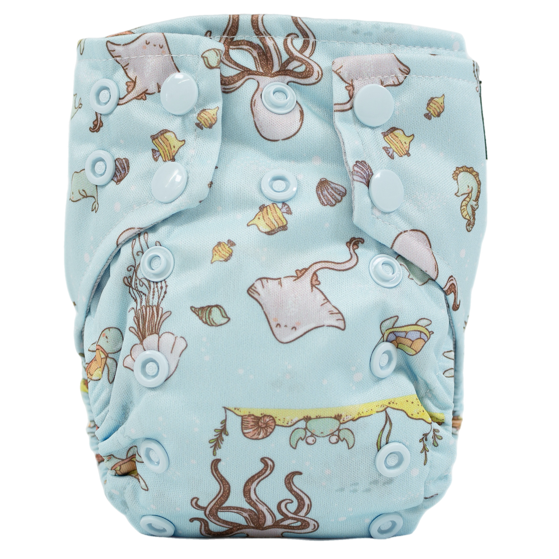 Tiny Tushies Newborn AIO Cloth Diaper with Pocket Opening for Babies 5 to 20 Pounds Texas Tushies