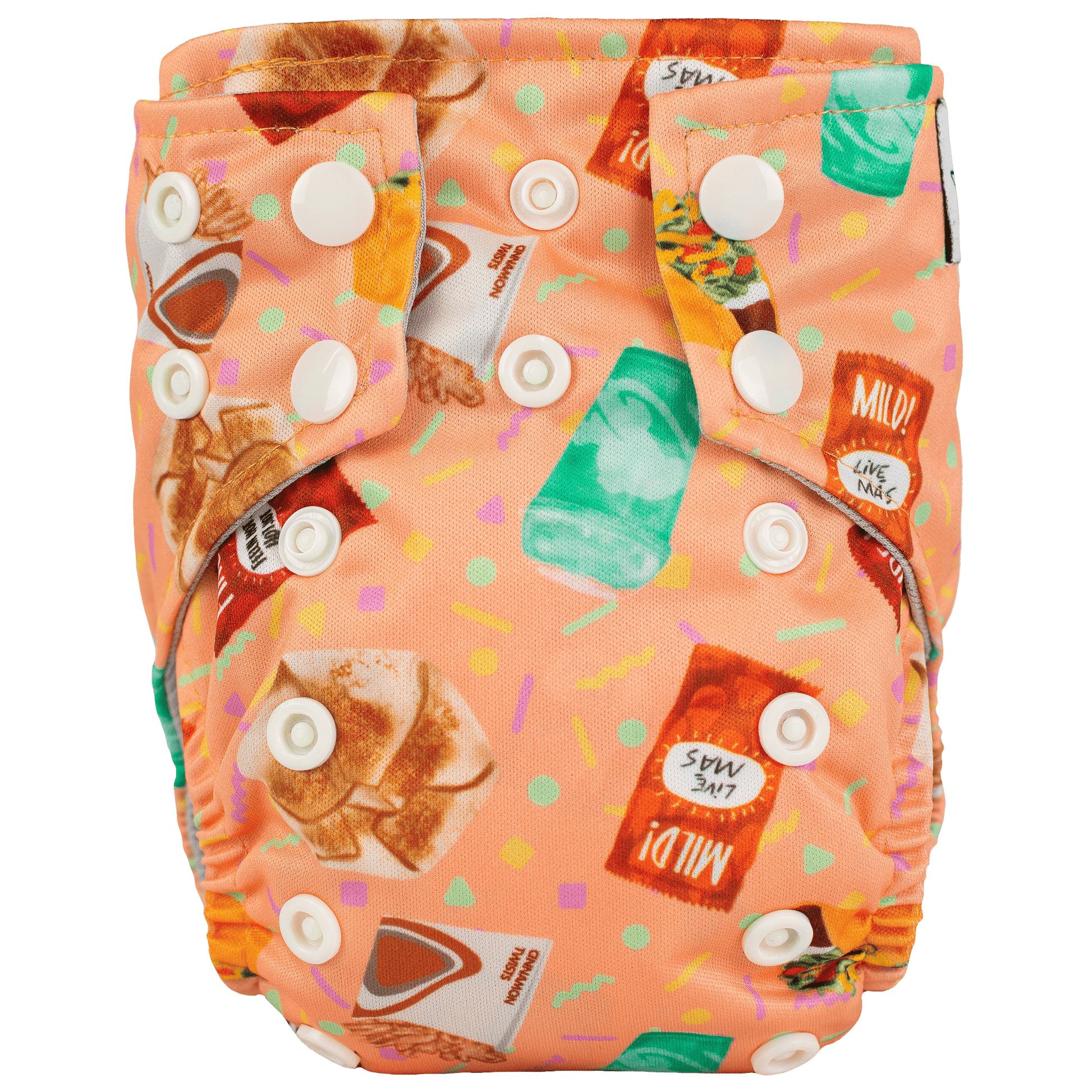 Tiny Tushies Newborn AIO Cloth Diaper with Pocket Opening for Babies 5 to 20 Pounds Texas Tushies
