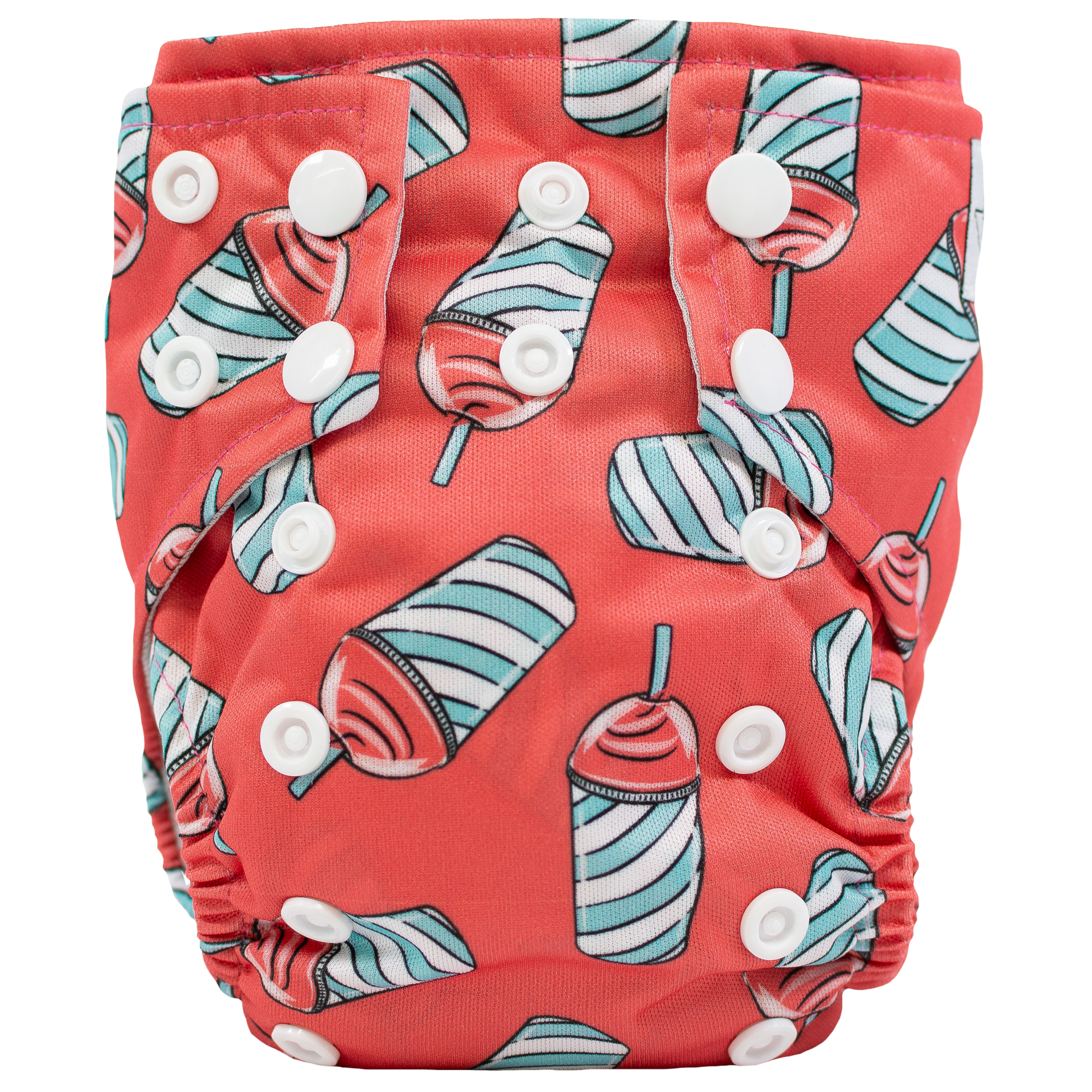 Tiny Tushies Newborn AIO Cloth Diaper with Pocket Opening for Babies 5 to 20 Pounds Texas Tushies