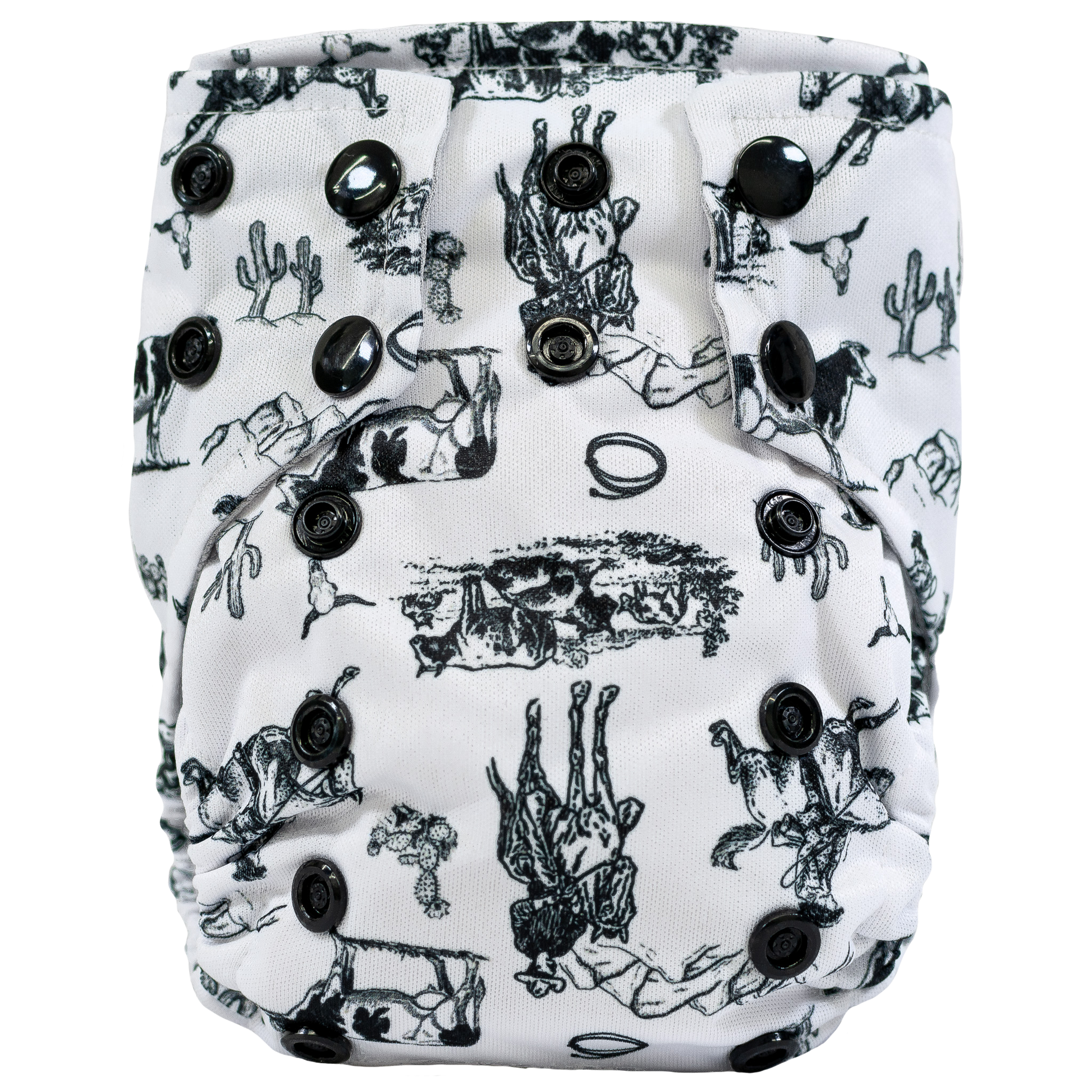 Tiny Tushies Newborn AIO Cloth Diaper with Pocket Opening for Babies 5 to 20 Pounds Texas Tushies
