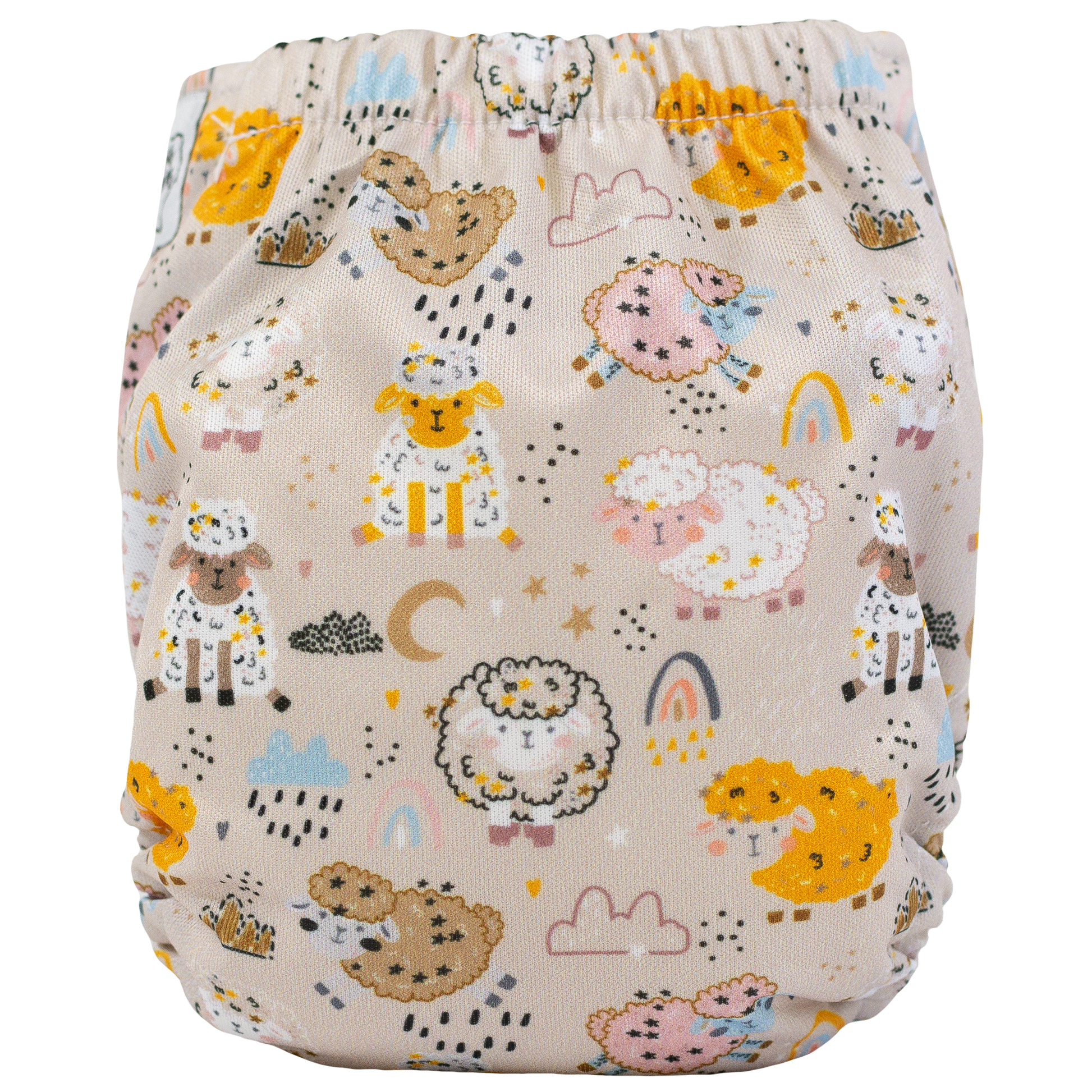 Tiny Tushies Newborn AIO Cloth Diaper with Pocket Opening for Babies 5 to 20 Pounds Texas Tushies