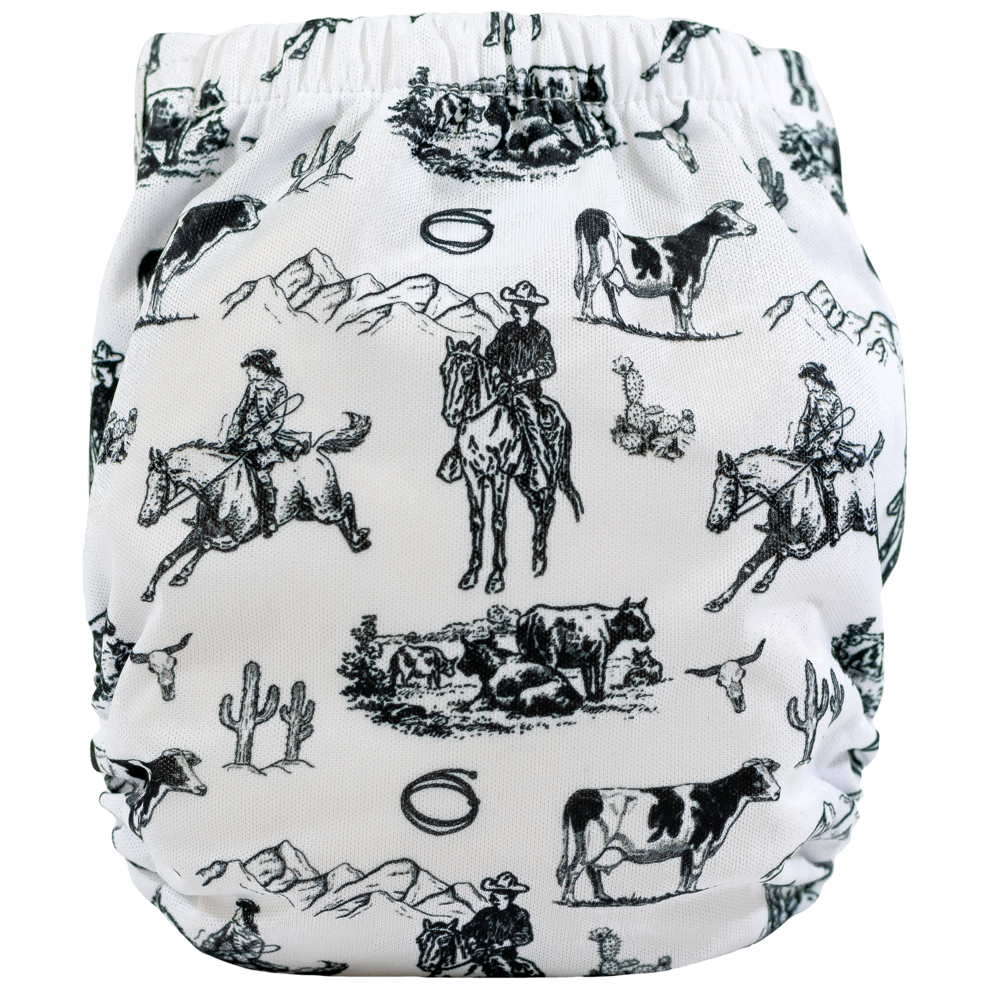 Tiny Tushies Newborn AIO Cloth Diaper with Pocket Opening for Babies 5 to 20 Pounds Texas Tushies