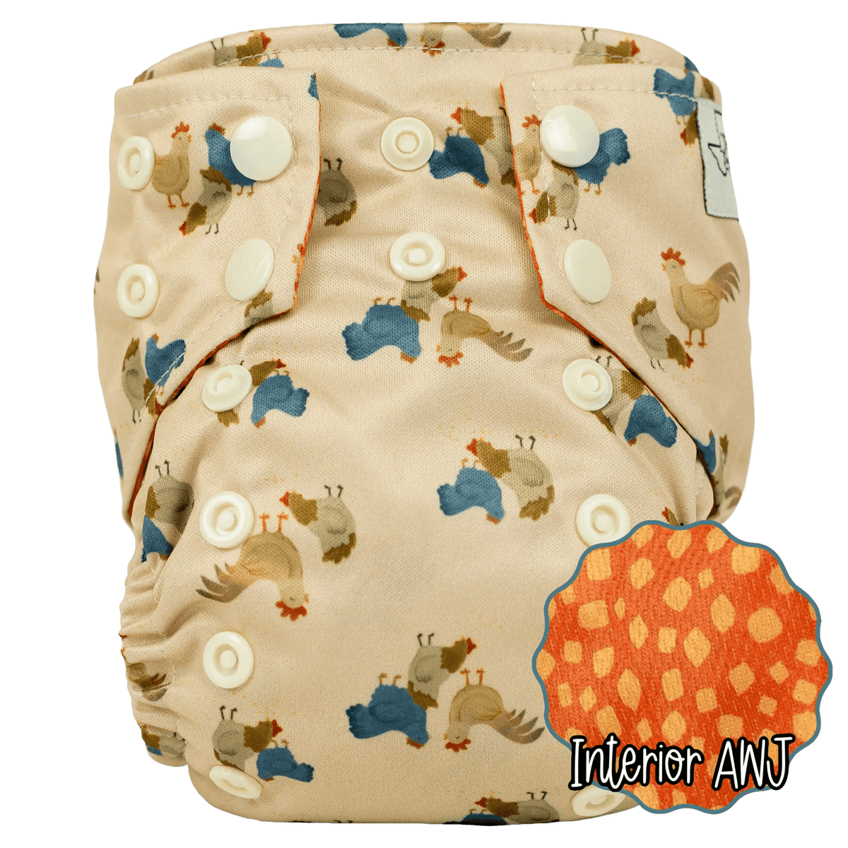 Texas Tushies Tiny Tushies Newborn AIO Cloth Diaper - 
