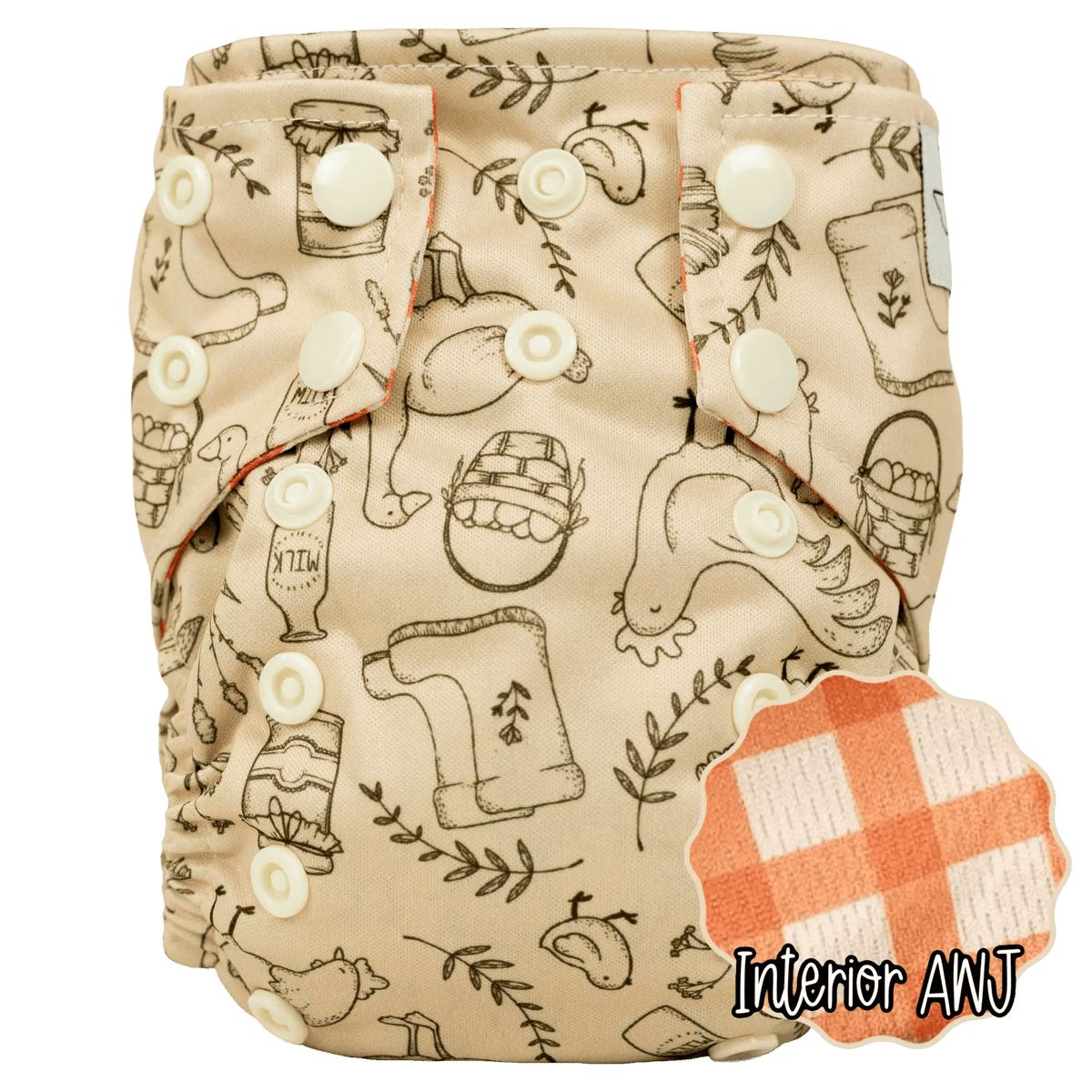 Texas Tushies Tiny Tushies Newborn AIO Cloth Diaper - 