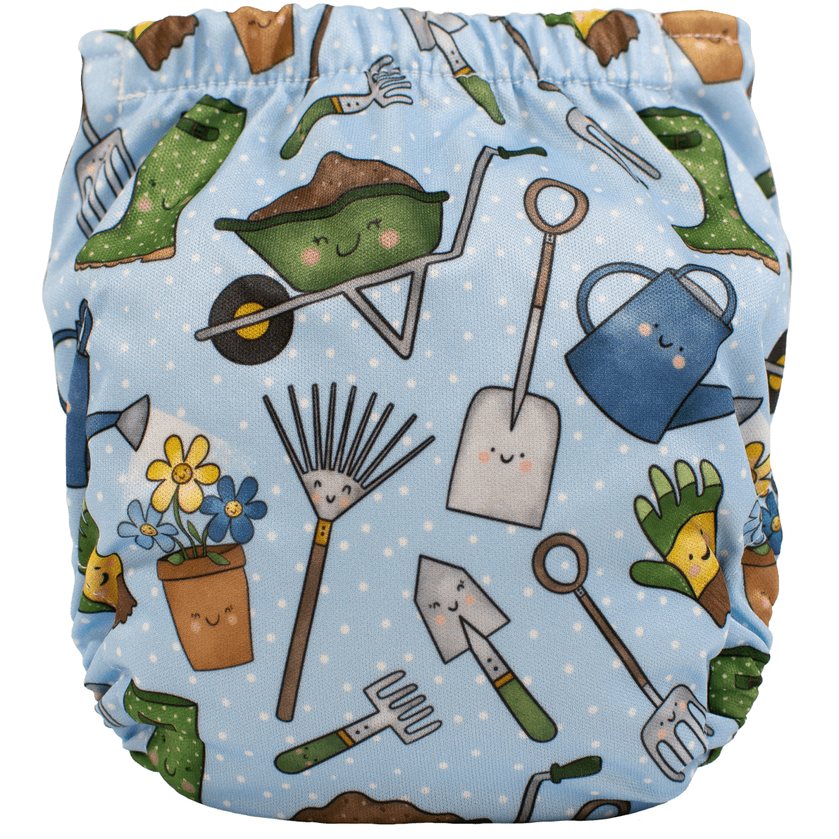 Texas Tushies Tiny Tushies Newborn AIO Cloth Diaper with Pocket Opening for Babies - 