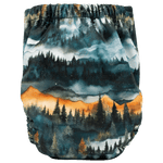 Texas Tushies Tiny Tushies Newborn AIO Cloth Diaper with Pocket Opening for Babies - 