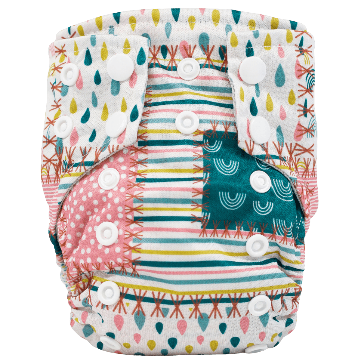 Texas Tushies Tiny Tushies Newborn AIO Cloth Diaper with Pocket Opening for Babies - 