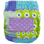 Texas Tushies Tiny Tushies Newborn AIO Cloth Diaper with Pocket Opening for Babies - 