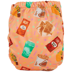 Texas Tushies Tiny Tushies Newborn AIO Cloth Diaper with Pocket Opening for Babies - 