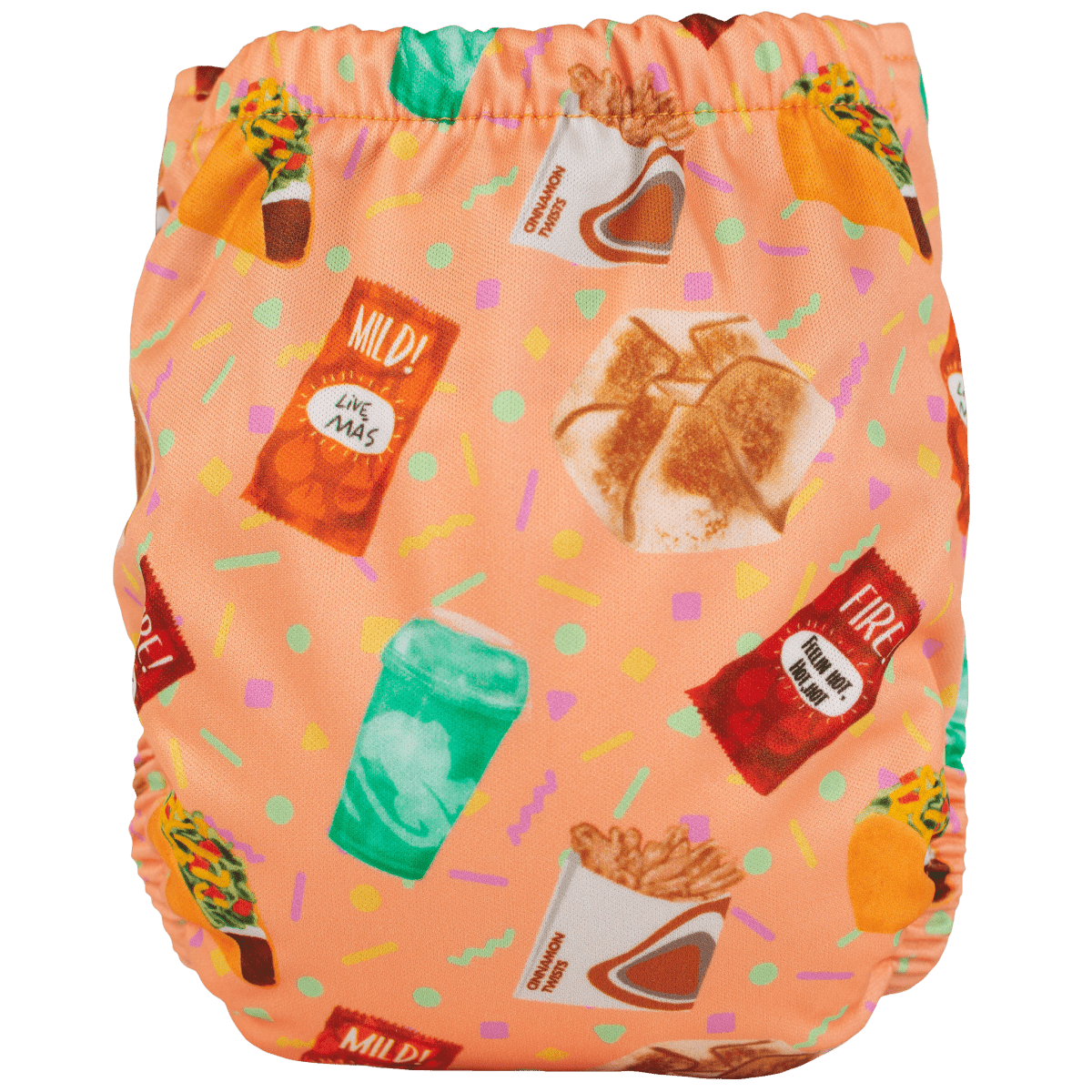 Texas Tushies Tiny Tushies Newborn AIO Cloth Diaper with Pocket Opening for Babies - 