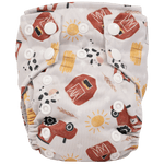 Texas Tushies Tiny Tushies Newborn AIO Cloth Diaper with Pocket Opening for Babies - 