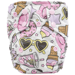 Texas Tushies Tiny Tushies Newborn AIO Cloth Diaper with Pocket Opening for Babies - 