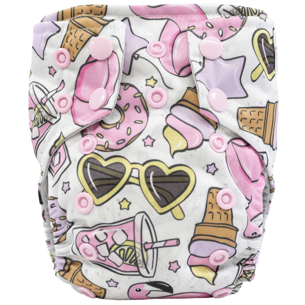 Texas Tushies Tiny Tushies Newborn AIO Cloth Diaper with Pocket Opening for Babies - 